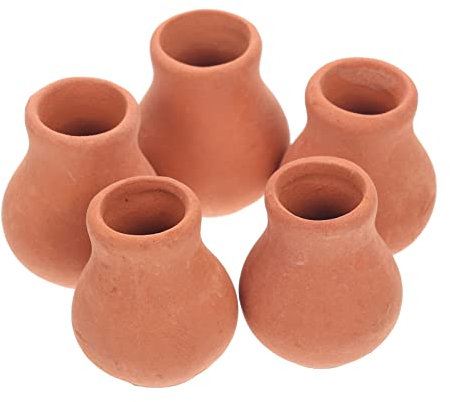 Cabilock Tonkrug 5 Stücke Minatur Keramik Blumenvase Tulpenvase Hydrokultur Vase Porzellanvase Hochzeitvasen Tischvase Hochbodenvase Dekovasefür Tischdeko Mini- Keramikblument? Mini Amphore