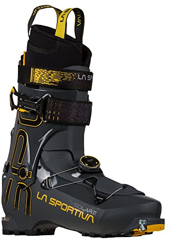 La Sportiva Solar II Skischuhe für Herren, Kohlegelb 90010, 43 EU