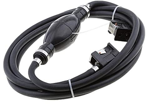 Greendhat 3M Boot treibstoff Linie Montage 6mm gasschlauch stecker Außenborder Primer Birne für Yamaha Außenborder Motor Desiel Line Schlauchleitung Bootsteil (Color : Black)