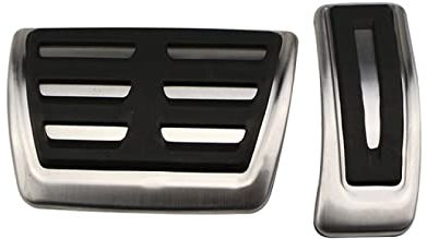 Lonely Auto rutschfeste Pedale Kappen für Audi A4 B8 A6 A7 A8 S4 RS4 A5 S5 RS5 8T Q5 SQ5 8R, Auto Fußstütze Abdeckung Pedalauflage Autopedalabdeckung Car Anti-Skid Foot Pedal Auto Rutschfestes Pedal