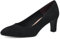 Tamaris Damen Pumps Textil Blockabsatz Vegan; BLACK, EU 35