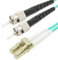 CableMarkt - Cable Fibra Óptica LC/PC - ST/PC Multimodo Duplex OM3 50/125 µm 1 m