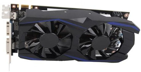 Tangxi Carte Graphique de Jeu GTX550Ti 6 Go, Performances Stables 192BIT GDDR5, Refroidissement Rapide à Double Ventilateur, Interface Multimédia HD Interface VGA DVI Carte Graphique