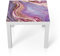 DEQORI Glastisch | weiß klein 55x55 cm | Motiv Lebhaftes Paisleymuster | ausgefallener Beistelltisch aus Glas | Hochglanz Couchtisch fürs Wohnzimmer | moderner Couch Tisch mit Design