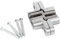 Charnières Cachées en Croix de Porte Pliante Invisible en Alliage de Zinc à 180 Degrés (94 mm) Charnières Soss Amazon, Charnières de Porte Cachées, Charnières Dissimulées (60,4 mm)