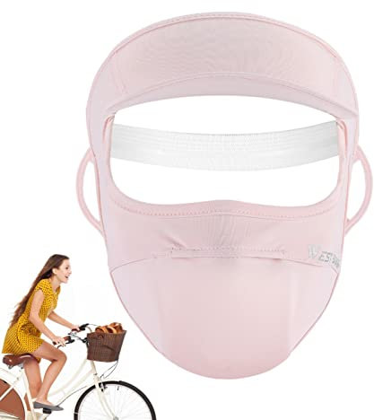 Golfmaske, Sonnenschutz, Gesichtsabdeckung, atmungsaktiv, UV-Schutz, Gesichtsmaske für Damen, Wandern, Radfahren, Sport Tebinzi