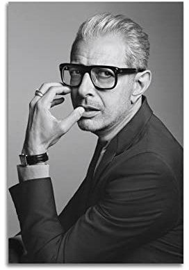 NOGRAX Schauspieler Jeff Goldblum Star Poster Bild Druck Leinwand Gemälde Schlafzimmer Ästhetik 30 x 45 cm ungerahmt