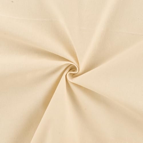 Nesselstoff Meterware 100 % Baumwolle – 160 cm breit, naturfarben, ungebleicht – ideal für Probenähen, Dekoration, Theater, Bekleidung