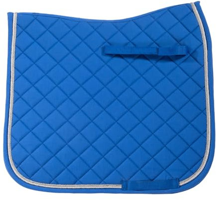 HKM Schabracke Misty aus Reiner Baumwolle, Dressurschabracke Pony, azurblau