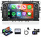2G+64G Wireless Carplay Android 13 Autoradio 2 Din per Ford Focus II mk2 Mondeo S-Max C-Max Galaxy Kuga 7 Pollici Autoradio con Android Auto GPS Navi WiFi Bluetooth FM/RDS/EQ/SWC Telecamera Posteriore