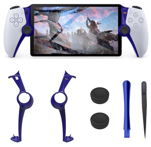 DLseego 1 paire de coques décoratives de rechange pour PS5 Edge - Avec kit d'outils et 2 poignées de pouce - Violet