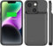 Battery Case for iPhone 14 Plus, Slim 5000mAh Rechargeable Batteri Charging Cases for iPhone 14+ Plus 5G External Backup Power Bank Charger Protective Cover, Extended Your Phone Life Black