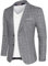 PJ PAUL JONES Sakkos für Herren Blazer Anzugjacke Regular Fit 2 Knöpfe Sakko Sportlich für Männer (Plaid- Dunkelgrau, M)
