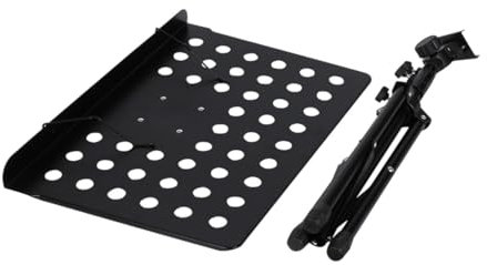 Fenteer Faltbarer Partiturständer, Gitarren-Notenständer, kompakter, rutschfester Gitarren-Notenhalter, Notenhalter für Musiker, Geigenspieler