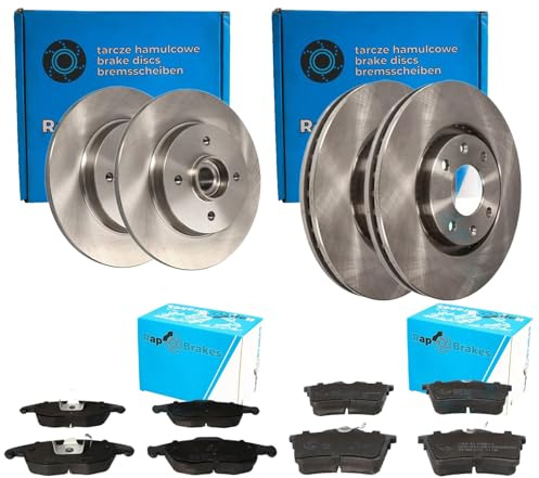 BandelOne enthält RAP Brakes Bremsenset vorne hinten passend für Berlingo Partner