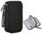 JENCVNL Sac de Rangement Câble, Organisateur Accessoires Électronique, Pochette Câble de Voyage, Organisateur Accessoires de Voyage Coque pour Disque Dur Externe (Noir, S (19 * 11 * 6.5cm))