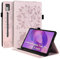 LSPCASA Funda para Lenovo Idea Tab Pro (2025) 12.7 Pulgadas PU Leather Carcasa con Plegable en un Soporte Función de Portalápices Protegdora para Lenovo Idea Tab Pro-Rosa