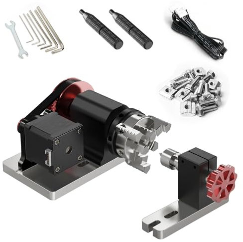 Eje Giratorio CNC, Eje Giratorio 4.º Eje Con Cabezal Divisor Mandril 3 Mordazas Relación Reducción Correa 4:1 Mandril 4-60 Mm Para Fresadora TTC450 Soporte Para Eje Giratorio Máquina Grabado