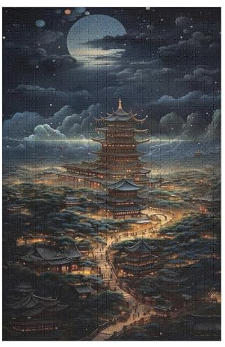 Japan Style 1000 Teile Premium-Puzzles Für Erwachsene Kinder- Holzpuzzles Spaß Und Lernspiele - Perfekte Puzzle-Geschenke （78×53cm）
