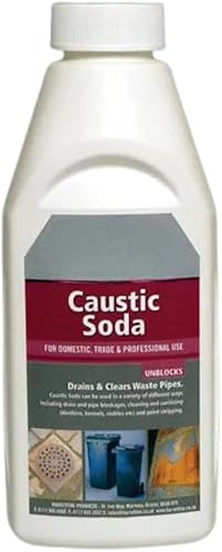 Drain & Waste Pipe Unblocker Traditional Soda Powder 1kg Multi-Purpose Household Cleaner Removes Blockages Fast Ideal for Kitchen Sink, Shower, Toilet & Bathroom Cleaning (Single Pack – 1kg)