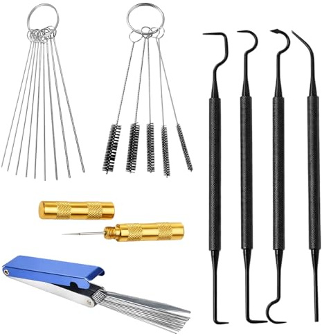 8PCS Airbrush Cleaner, Airbrush Cleaning Kit, Motorcycle Cleaning Kits, Professional Cleaning Tools for Various Motorcycle, Chainsaw, Welder, Spray Gun Maintenance