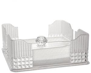 Baci Milano Porta Tovaglioli Napkin Holder Acrylic Bomboniere Matrimonio 20 x 20 x 7,5 EmozionarSi