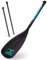 OCEANBROAD SUP Paddle Board Paddel 3 Stück Verstellbarer Carbon Schaft Stand Up Paddel mit Tasche