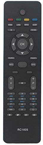 VINABTY RC1825 Telecomando sostitutivo per Hitachi Telefunken VESTEL TV T32FHD845 CT / T32FHD850 CT 32882FHD 32882HDLCD 40913FHD LCDW16HDF 32882HDLCD L32HK04UA 23913FHD