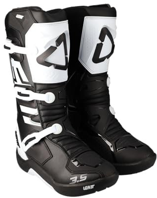 Leatt 3022060202 Stivale 3.5 Jr, Us3/Uk2/Eu35.5/Cm 22.5, Neroianco