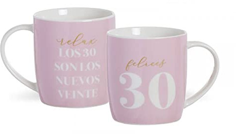 Hogar y Mas Taza CUMPLEAÑOS 30 350ML - Rosa