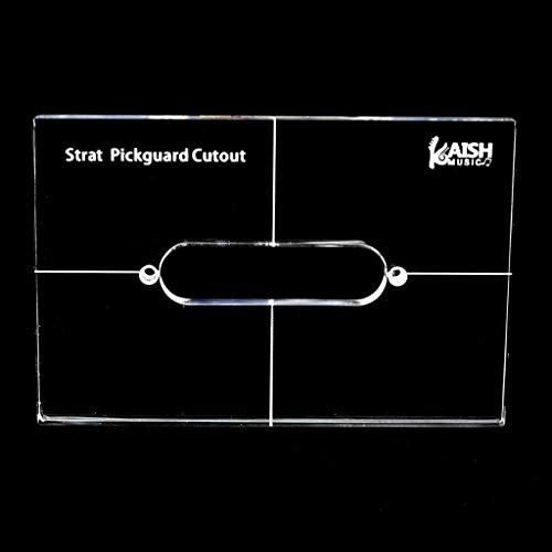 KAISH Acryl Single Coil Pickup Routing Template Pickup Templates for Pickguard Rout