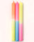 MADAM ERLE | 3er-Set Dipdye Stabkerzen | JULI | handgemachte Kerzen extra lang| neon farbig | bunt | lange Brenndauer | Wohnzimmerdeko | Geschenkidee für Frauen und Freundin |