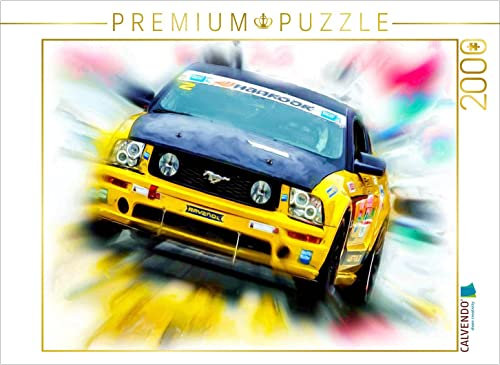 CALVENDO Puzzle Beim Einsatz im Motorsport profitiert der Ford Mustang von extremer Leistung. 2000 Teile Lege-Größe 90 x 67 cm Foto-Puzzle Bild von DeVerviers