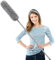 NileHome Mikrofaser-Staubwedel mit Verlängerungsstange, (76,2–254 cm) Staubwedel für die Reinigung mit waschbarem und biegbarem Kopf, Deckenventilator-Staubwedel für hohe Decken, Möbel, Spinnennetz
