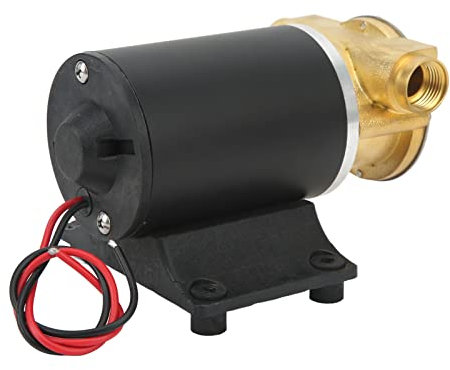 Pompa Dell'acqua di Mare, Pompa di Sentina a Girante da 6 GPM per Traffico di Grandi Dimensioni per il Trasferimento di Liquidi (12V)