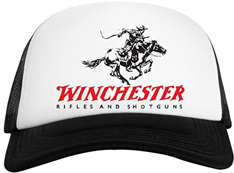51. Winchester Logo Weiß Schwarz Unisex Baseball Cap White Black