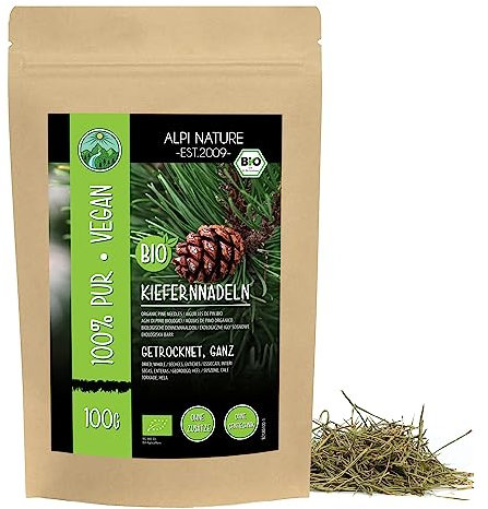 Alpi Nature Kiefernnadeln ganz BIO 100g, Kiefernadeltee bio, ganze Kiefernnadeln getrocknet