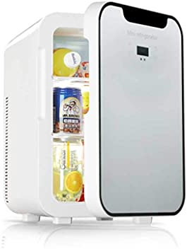 NMNMNM Mini Refrigerator, Refrigeration 20L Compressor Mini Small Refrigerator Dormitory With Small Mini Car Refrigerator Rental Motor Home Dual Purpose durable (D 20L)