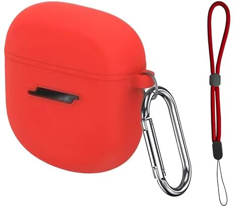 DMZHY Headphone Case Sleeve Silicone Protective Cover for Bose Quietcomfort Earbuds Ii (2022)& New Bose Quietcomfort Ultra Earphone Charging Case Cover Super Protective Soft Shell Shockproof Cover Red
