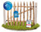 Schwanfeld® 90x100cm Premium Staketenzaun Tor - [WETTERBESTÄNDIGES TOR FÜR ZAUN GARTEN] - inkl. Scharniere - Hochwertiges Tor Gartenzaun Holz - FSC ® zertifiziertes Holz - Rollzaun Tor