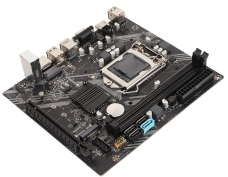 Tosuny Scheda Madre per Computer B75, Scheda Madre per Giochi LGA 1151, DDR3 a Doppio Canale, PCIe X16, M.2 NVME, SATA3.0, USB 2.0/3.0, RJ45, Porta VGA e HDMI, Alimentazione Trifase