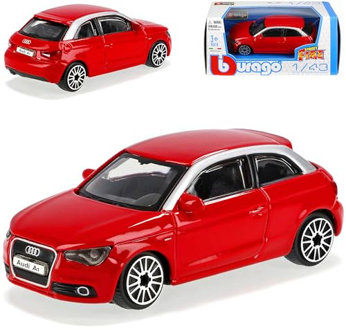 Generisch A*u*d*i A1 3 Türer Rot Ab 2010 1/43 Burago Modell Auto