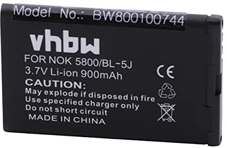 vhbw 1x Akku kompatibel mit Siemens Gigaset SL930A, SL930H, SL930 Handy Smartphone Telefon (900 mAh, 3,7 V, Li-Ion)