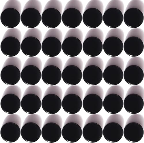 ZDZBLX Fridge Magnets, 40 PCS Strong Small Round Magnets, Heavy Duty Mini Magnets for Whiteboard, Notice Board, Office, Refrigerator, Crafts – Cute Tiny Magnet for Adult Classroom Home School (Black)
