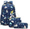 Kimwadalh Kinderrucksack Jungen Grundschule Schulranzen Leicht Kinder Schulrucksack Schule Rucksack Set 3TLG. Schultasche für Schüler der Klassenstufen 1-3