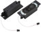 2 Altavoces de TV de 8 Ohmios, 10 W, Altavoz de Caja de TV, Reemplazo de Amplificador de Sonido, Cables Transparentes, Sonido de Amplio Rango, Excelentes Graves, Carcasa de ABS,