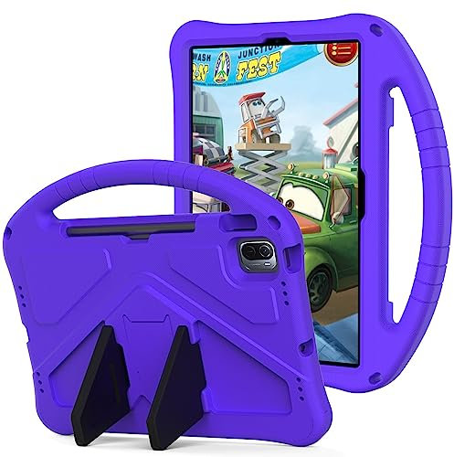 Schutzhülle Kinderhülle kompatibel mit Xiaomi Mi Pad 5/Mi Pad 5 Pro 11 2021 Tablet-Hülle, leichte, kinderfreundliche EVA-Schutzhülle, sturzsichere, schlagfeste Schutzhülle mit Schultergurt Hüllenabdec