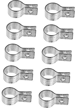 TOKIDNY 10stücke Edelstahlspannband Für Maschendrahtzaun Feuerverzinkt Zur Befestigung An Zäunen Pfosten Und Torrahmen Rostfrei Und Haltbar