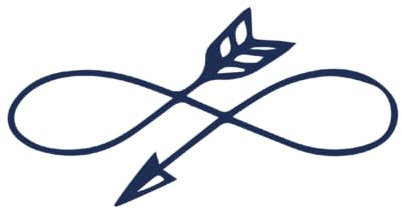 Tattwo.me – Tatouage temporaire pour adultes et enfants, dure 2 semaines, résistant à l'eau – signe infini en forme de flèche – Encre végétale - certificat cosmétique UE – (M0157)