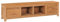 Brokky TV-Schrank 135x30x35 cm Wohnwand Wohnzimmer Fernseher Schrank TV MöBel TV Sideboard TV Unterschrank Massivholz Teak